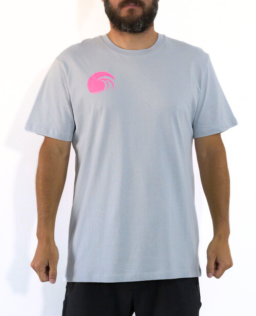 Camiseta regular fit XAXO WAVES | Azul celeste