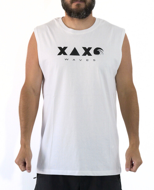 Camiseta sin mangas XAXO WAVES | Negro