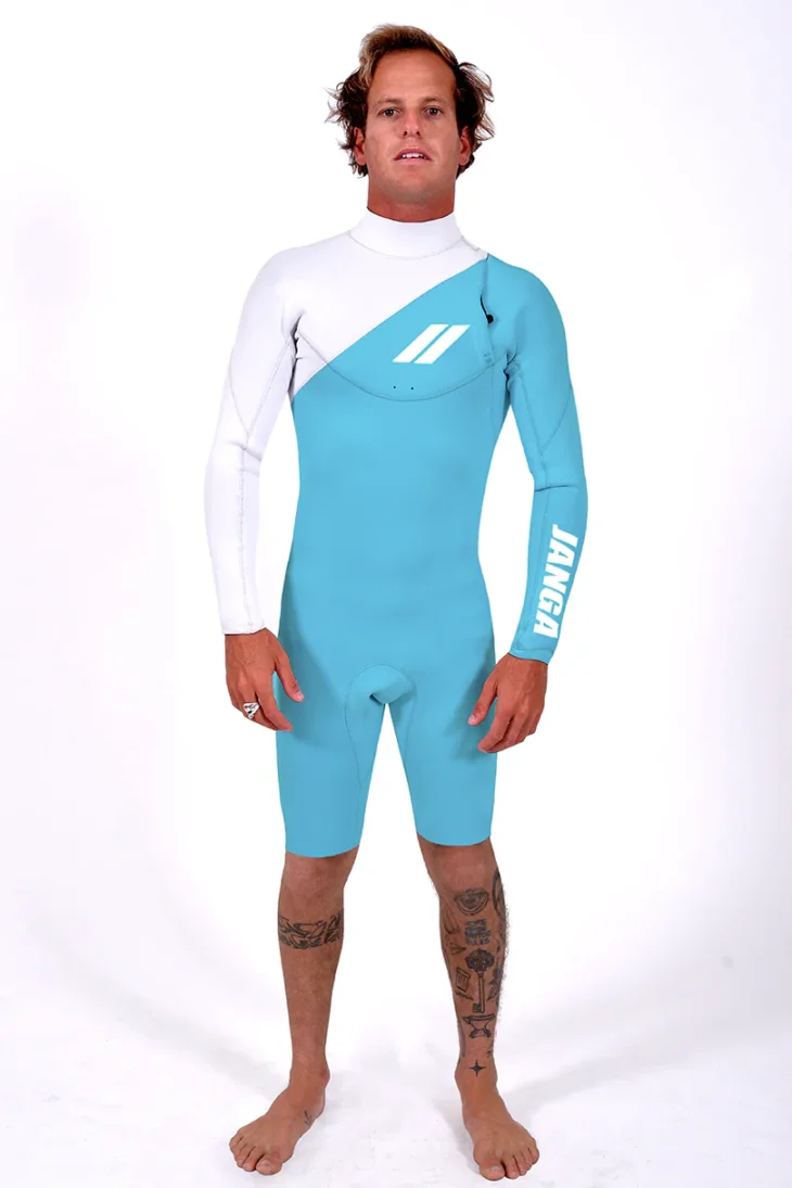Neopreno JANGA Indigent 2 Long Sleeves 2mm | Azul - Blanco