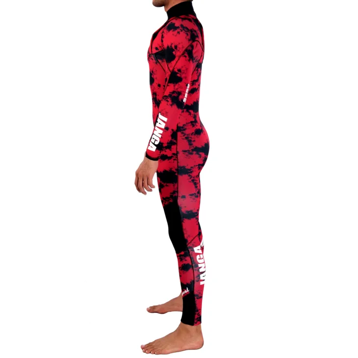 Neopreno JANGA Indigent 2 FullSuit 4/3mm | Rojo - Negro - Imagen 2