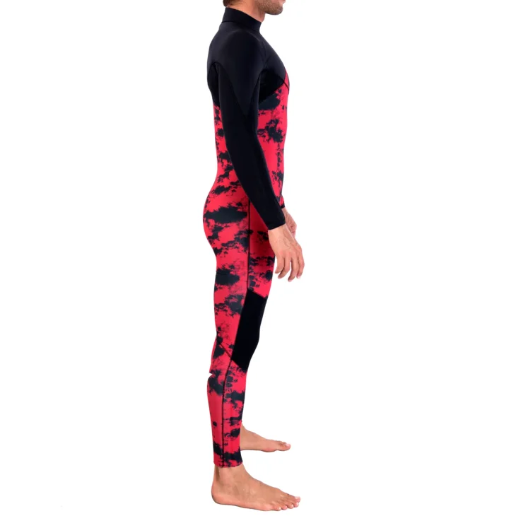 Neopreno JANGA Indigent 2 FullSuit 4/3mm | Rojo - Negro - Imagen 4