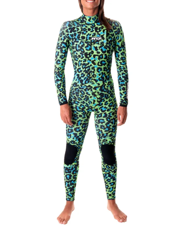 Neopreno JANGA Jangle FullSuit Woman 4/3mm | Verde