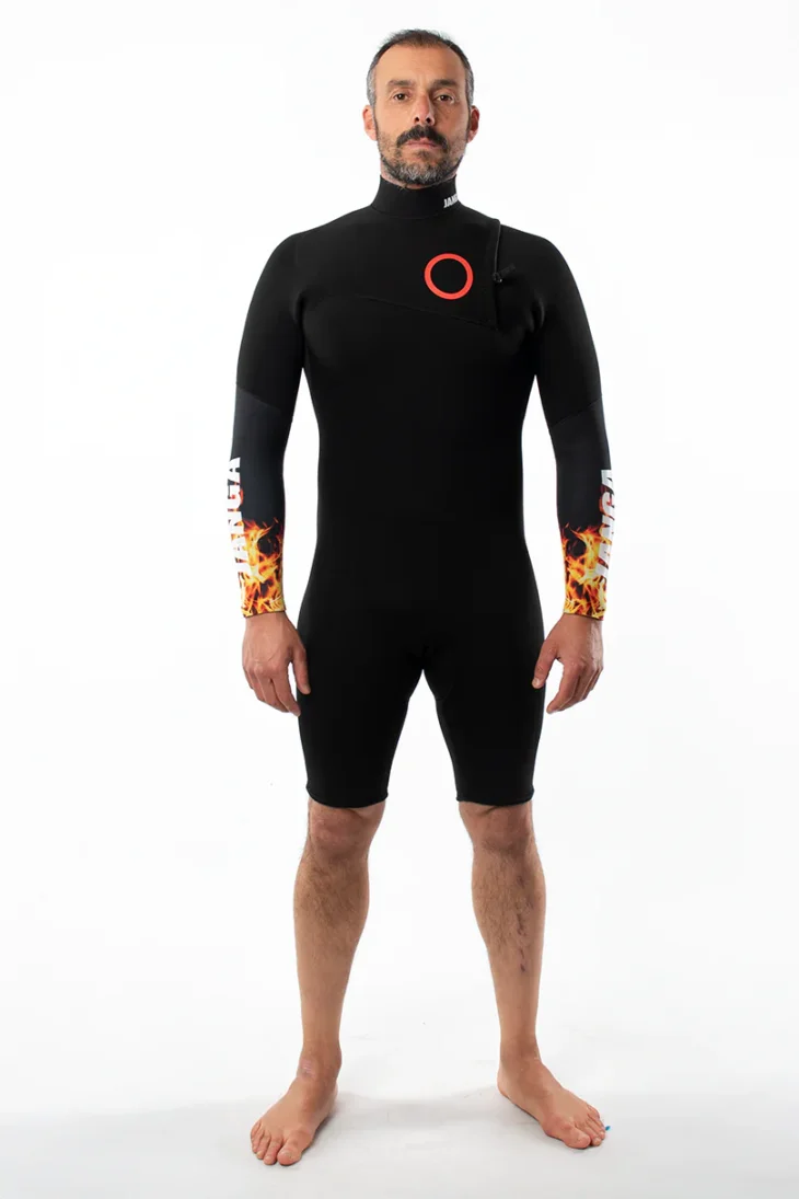 Neopreno JANGA The Chosen Long Sleeves 2mm | Negro -  Fuego