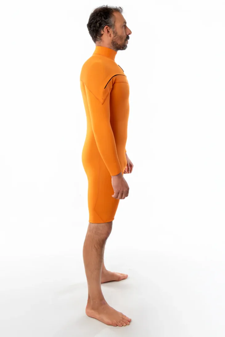 Neopreno JANGA X-ZIP Long Sleeves 2mm | Naranja - Imagen 3
