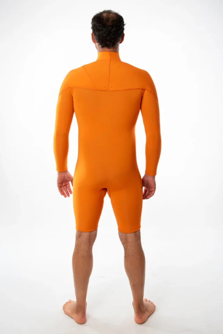 Neopreno JANGA X-ZIP Long Sleeves 2mm | Naranja - Imagen 2