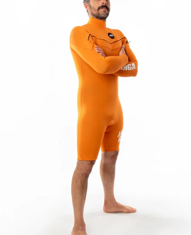 Neopreno JANGA X-ZIP Long Sleeves 2mm | Naranja