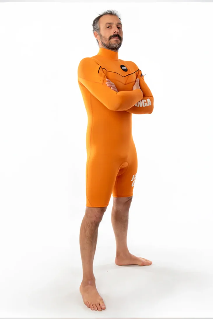 Neopreno JANGA X-ZIP Long Sleeves 2mm | Naranja