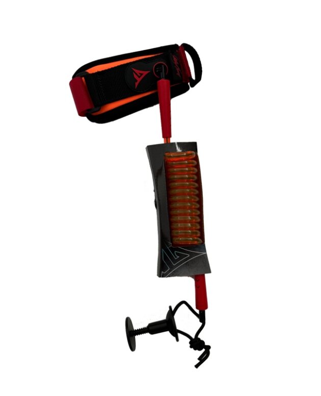 Amarradera GT Leashes Bicep 9mm | Naranja - Rojo