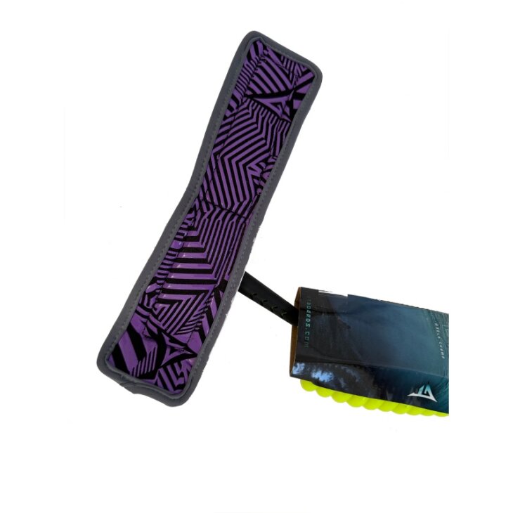 Amarradera GT Leashes Bicep 9mm | Amarillo flúor -  Gris - Imagen 2