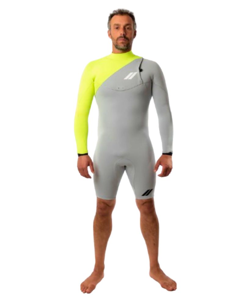 Neopreno JANGA Indigent 2 Long Sleeves 2mm | Verde - Gris