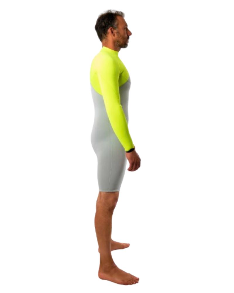 Neopreno JANGA Indigent 2 Long Sleeves 2mm | Verde - Gris - Imagen 2