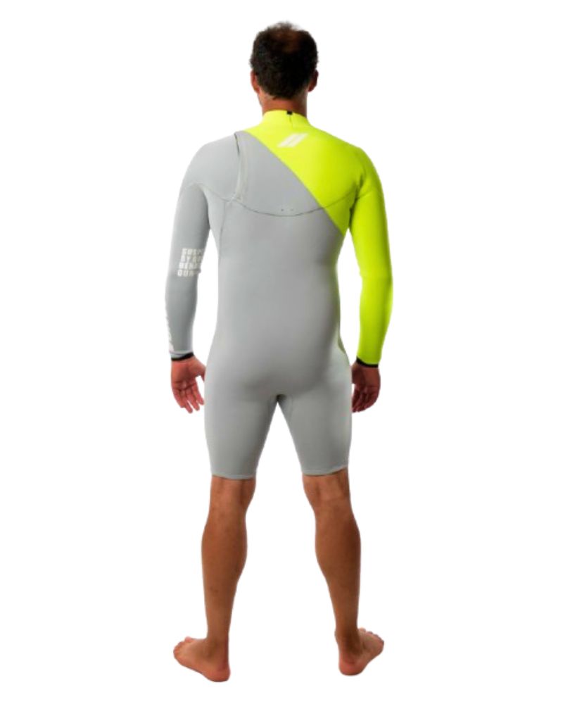 Neopreno JANGA Indigent 2 Long Sleeves 2mm | Verde - Gris - Imagen 3