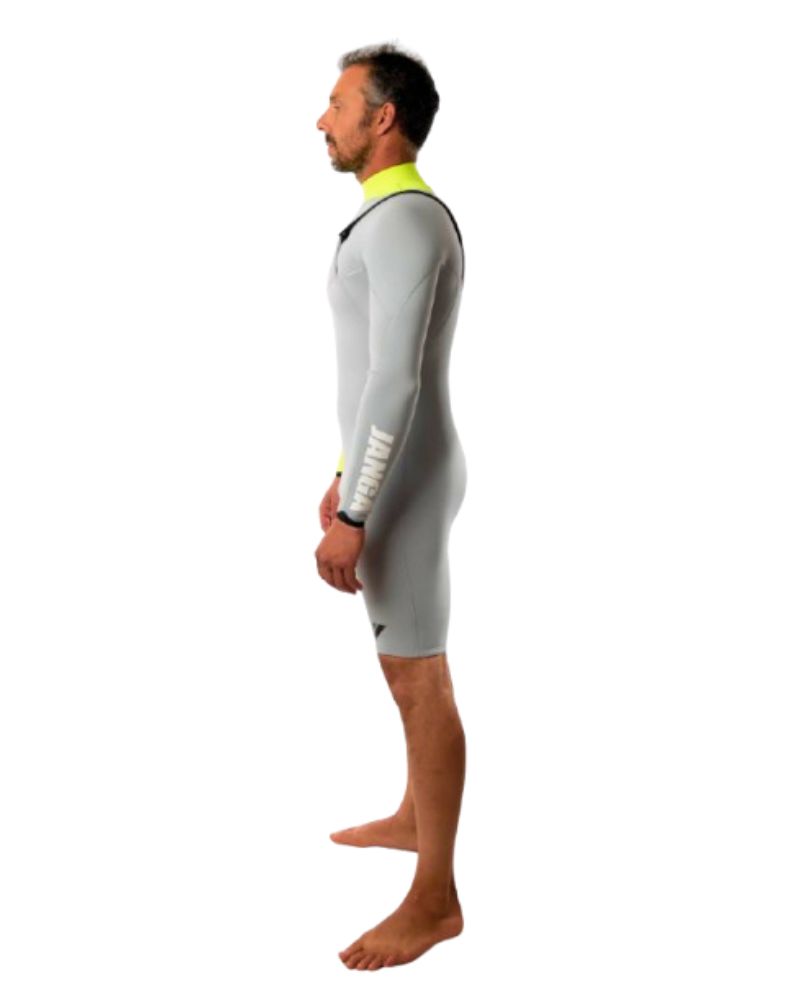 Neopreno JANGA Indigent 2 Long Sleeves 2mm | Verde - Gris - Imagen 4