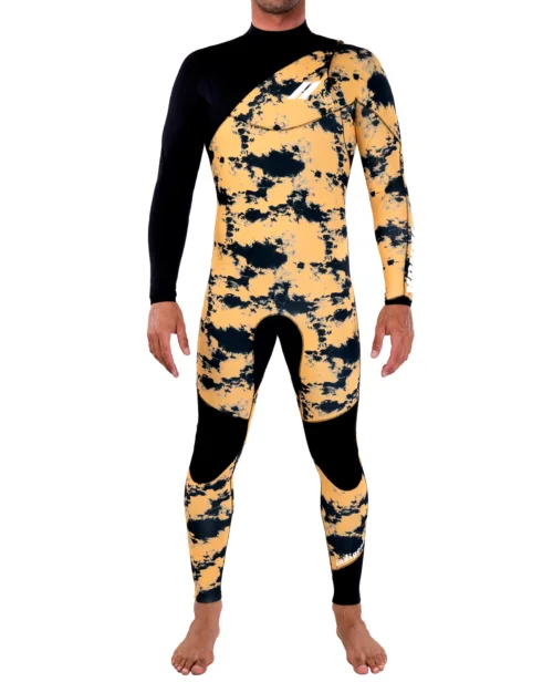 Neopreno JANGA Indigent 2 Full Suit 4/3mm | Amarillo - Negro
