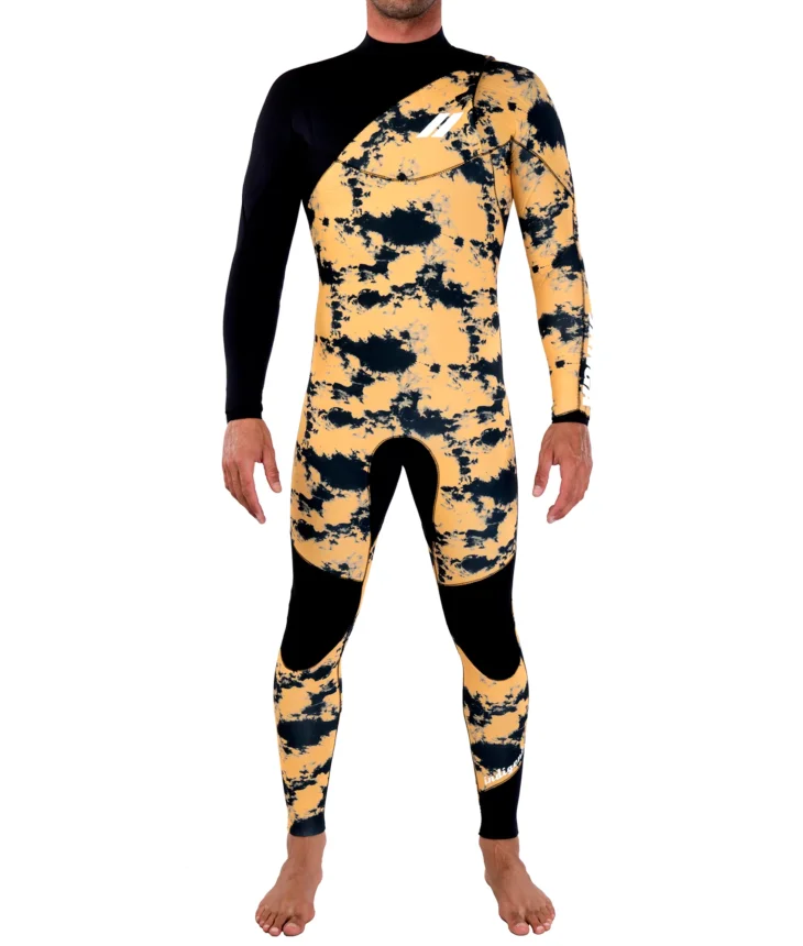 Neopreno JANGA Indigent 2 Full Suit 4/3mm | Amarillo - Negro