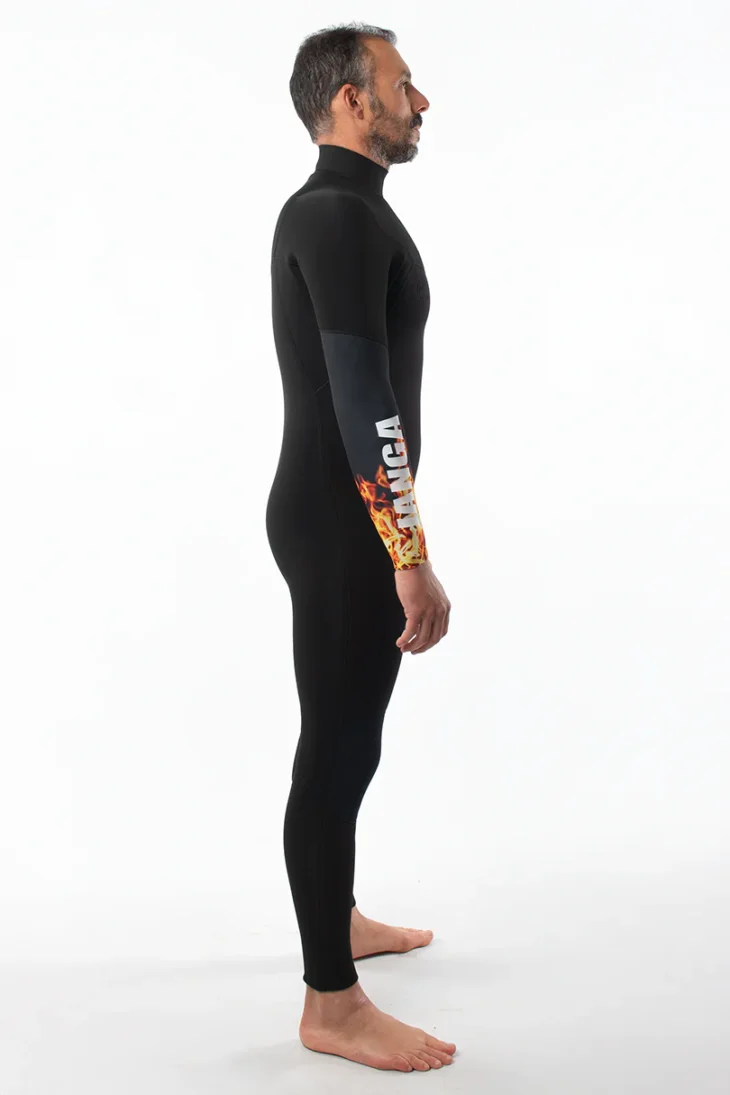Neopreno JANGA The Chosen Full Suit 2mm | Negro -  Fuego - Imagen 5