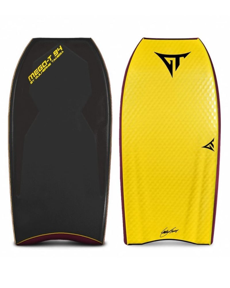 Bodyboard GT Boards MEGA-T 94 | Negro-amarillo