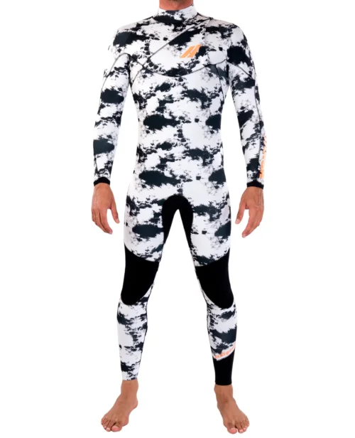 Neopreno JANGA Indigent 2 Full Suit 2mm | Blanco - Negro