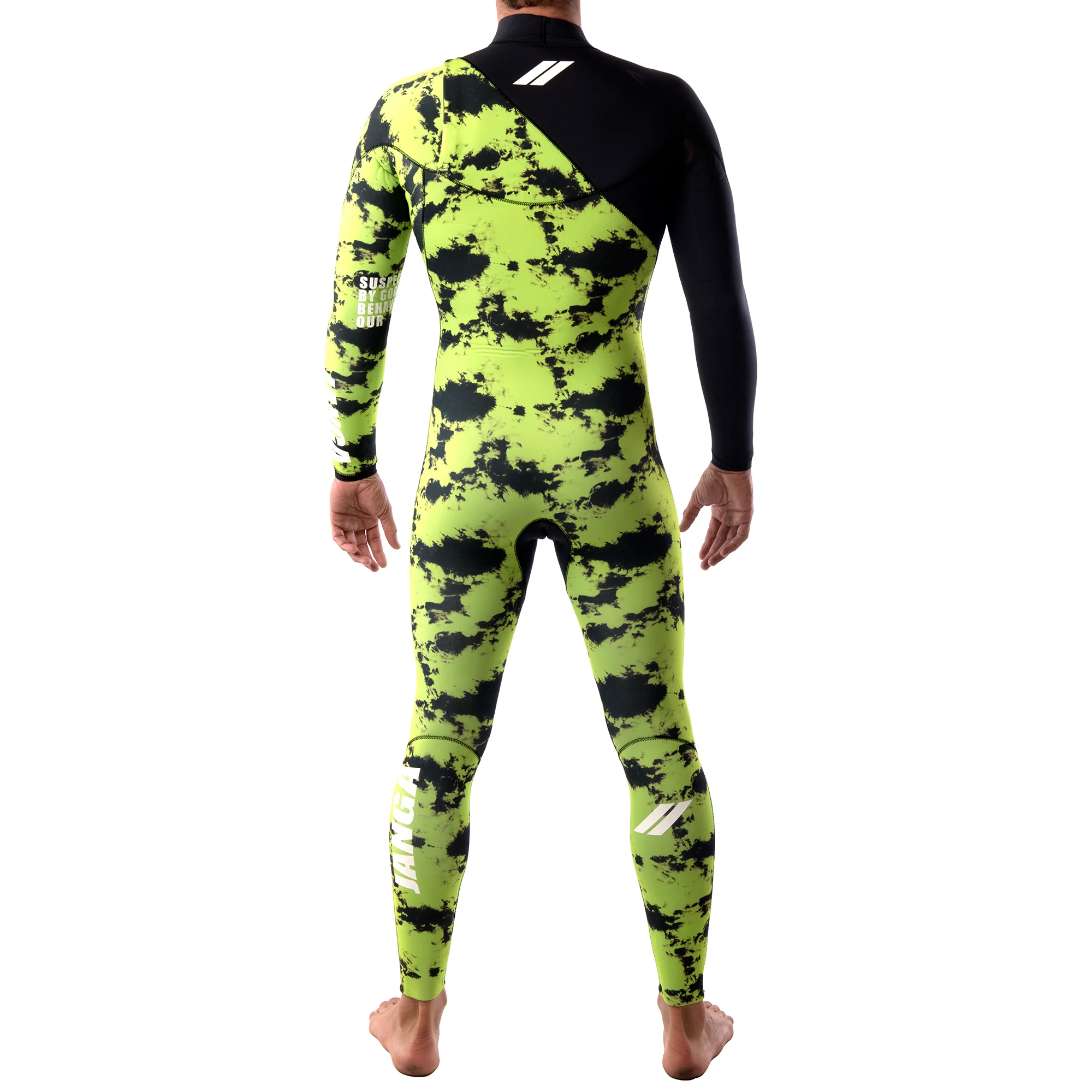 Neopreno JANGA Indigent 2 Full Suit 4/3mm | Verde - Negro - Imagen 2
